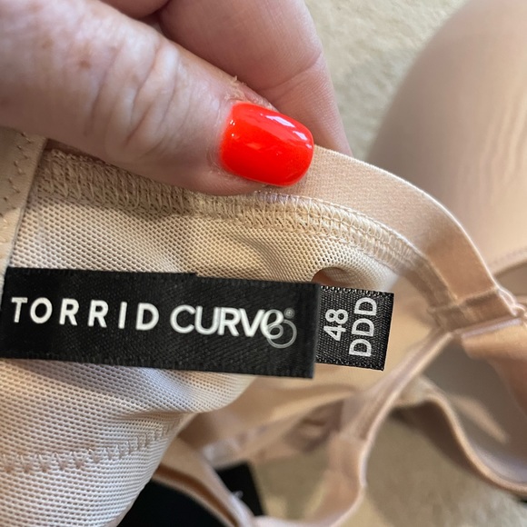 torrid Intimates & Sleepwear Torrid Curve Nude Lace Push Up Bra